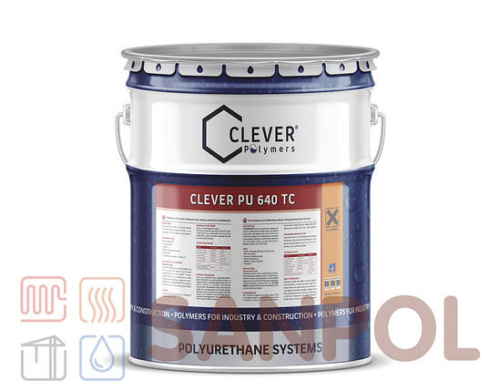 Захисне фінішне покриття cliver pu 640 tc, фото 1
