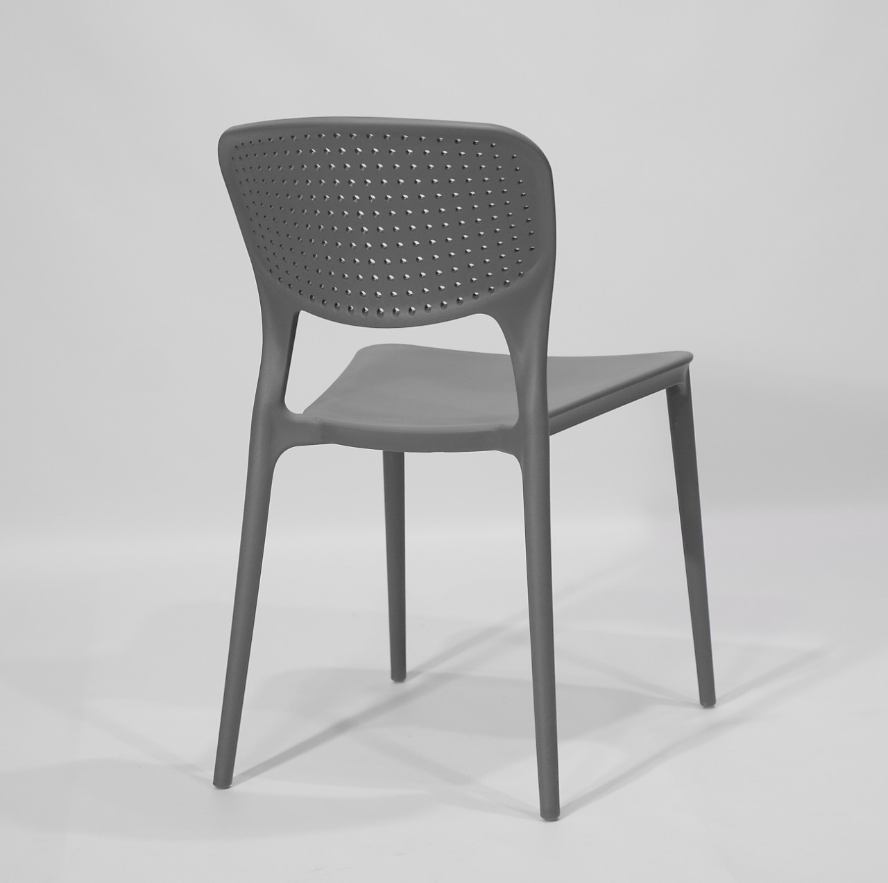 Пластиковий стілець модерн Марк Mark темно-сірий 21
