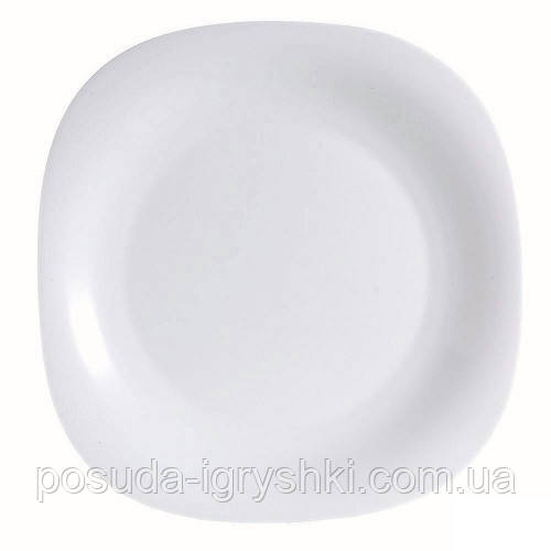 Carine White.Тарілка десертна квадратна 19 см Luminarc L4454