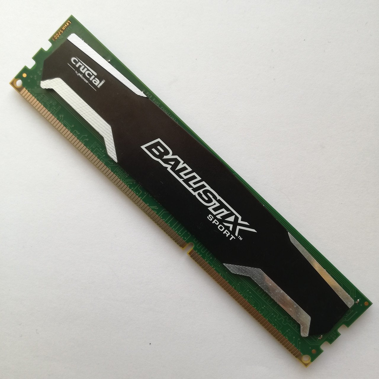 Ігрова оперативна пам'ять Crucial Ballistix Sport DDR3 8Gb 1600MHz PC3-12800U 2R8 CL9 (BLS8G3D1609DS1S00) Б/В
