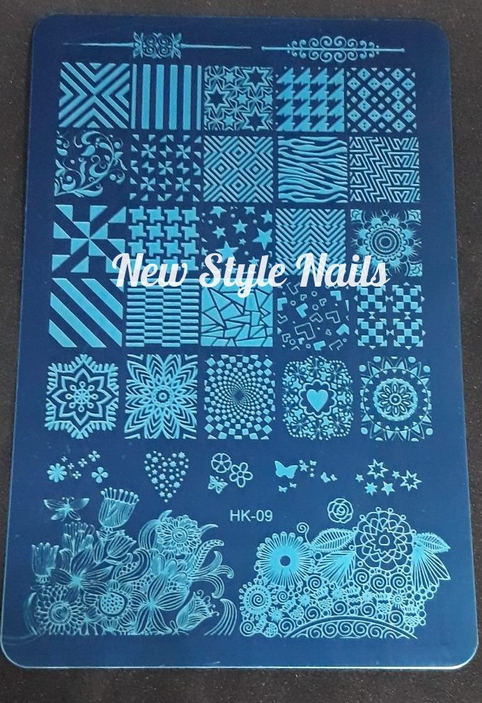 Пластина для стемпинга 14,5*9см