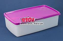 Контейнер 1,3 л харчовий для заморожування 231х138х65мм пластиковий прямокутний з кришкою "Arctic Box" Ал-Пластик