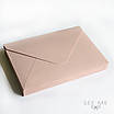 Конверт 162x113 мм з тисненням, колір тілесно-рожевий (cipria rose), КОМПЛЕКТ 10 шт., фото 2
