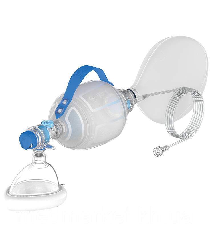 Реанімаційний мішок із ременем одноразовий для ІВЛ Flexicare, фото 1