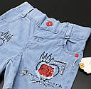 Джинсові шорти для дівчинки 2-3-4-5 років, фото 3