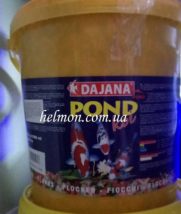 Корм для риб Dajana Ставок Koi, 10 л, 1.5 кг, фото 1