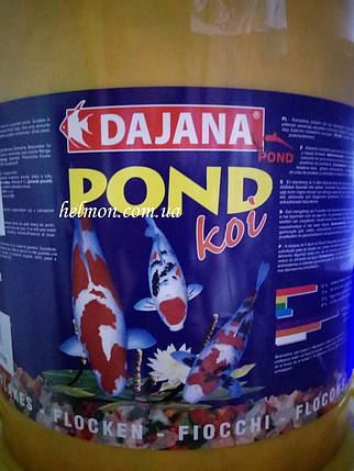 Корм для риб Dajana Ставок Koi, 10 л, 1.5 кг, фото 3