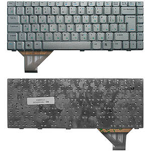 Клавіатура для ноутбука Asus A8, A88, W3, W3000, W6, F8, N80, X80, V6000, Z63, Z99 RU срібло нова