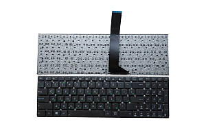 Клавіатура для ноутбука Asus A550, R513, X501, K750, X750 series без фрейму RU чорна (без кріплень) нова