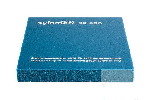 Віброізолювальний поліуретановий еластомер Sylomer SR850-12 бірюзовий