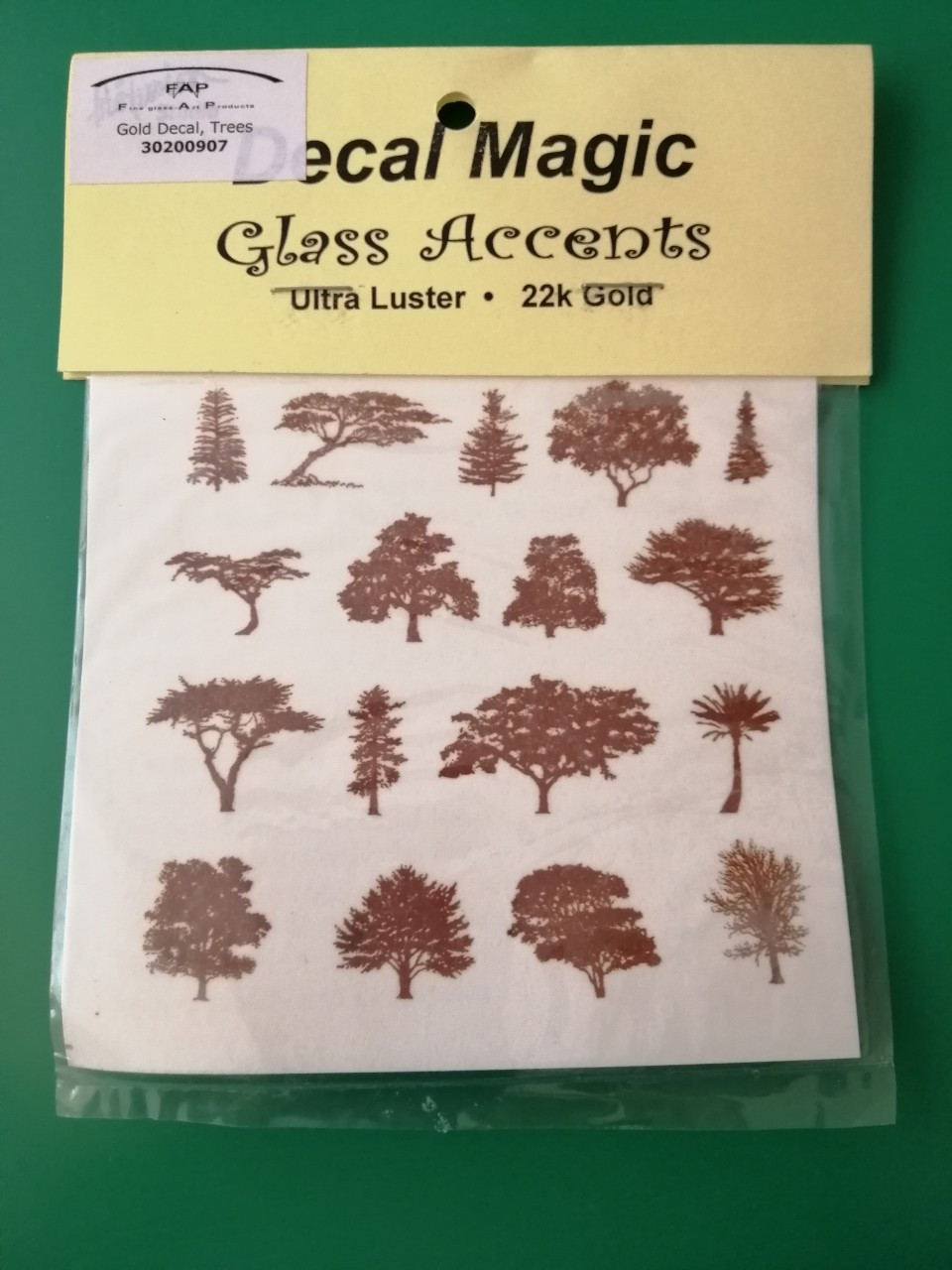 Gold Decal "Trees"