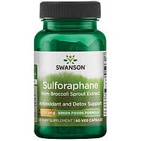Swanson Sulforaphane Сульфорафан из брокколи - 100% натуральный 400 мкг 60 капсул