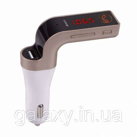 FM трансмітер Bluetooth модулятор USB SD CAR G7, фото 1