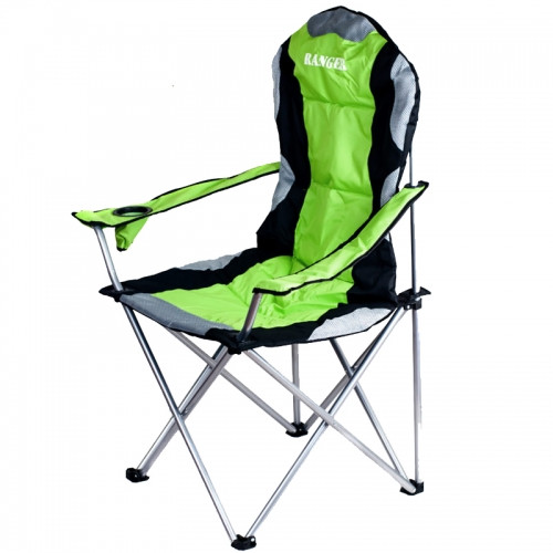 Кресло складное туристическое Ranger SL 750 (111х58х48см), зеленый/черный