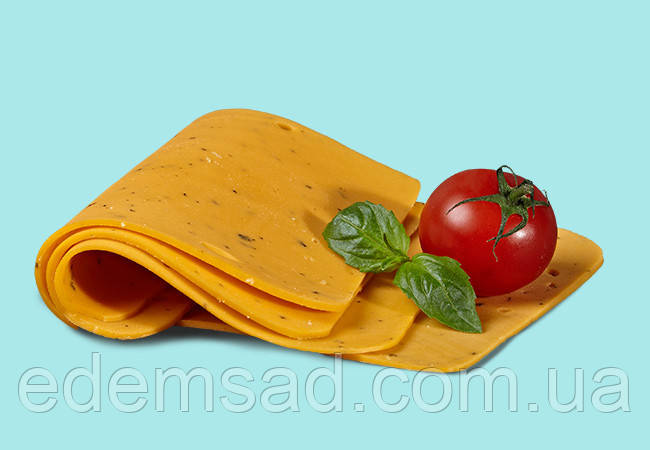 Сыр твердый веганский Violife "С томатами и базиликом", нарезаный 150г - фото 2 - id-p943506458