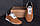 Чоловічі шкіряні літні кросівки, перфорація Reebok Classic Brown (репліка), фото 7