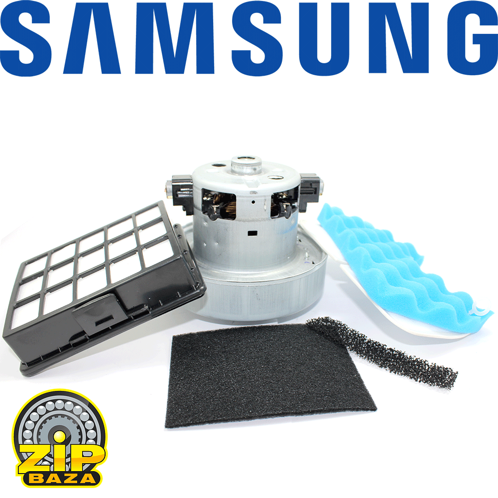 Двигун, Мотор для пилососу Samsung, 1800Вт + комплект фільтрів для пилососу SAMSUNG