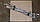 Набір Мангал підставка складаний туристичний 40 х 35 см + 6 шампурів, фото 3