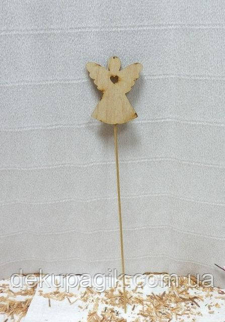 Декор на палочке, фигурка 7см, в ассортименте ангел№3