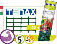 Декоративна огорожа TENAX HOBBY 10 (1м*50м) зелена, яч. 15*10мм, пластикова декоративна сітка