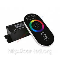 Контролер однозональний RF RGB 18А Black (Touch)