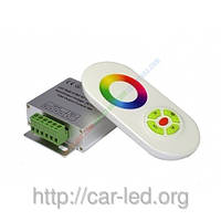 Контроллер однозональный RF RGB 18А White (Touch)