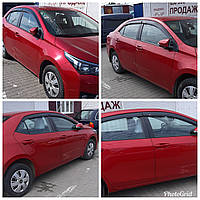 Дефлекторы окон (ветровики) Toyota Corolla 2013-> 4D 4шт (HIC)