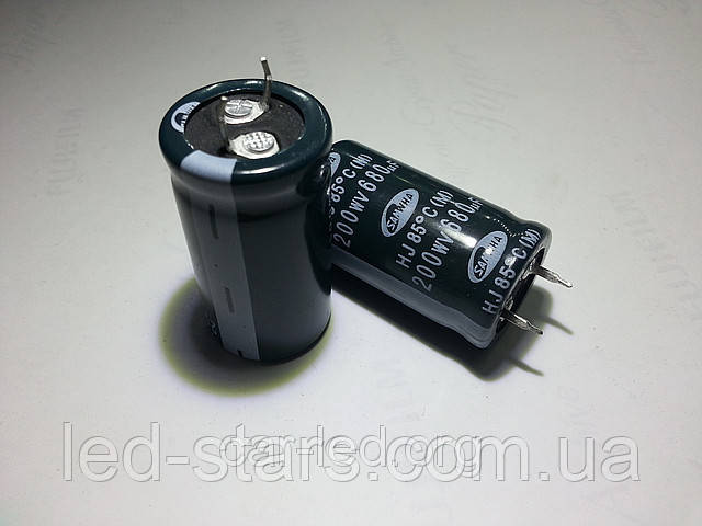 680mkf - 200v mini HJ 22*40 SAMWHA, 85°C