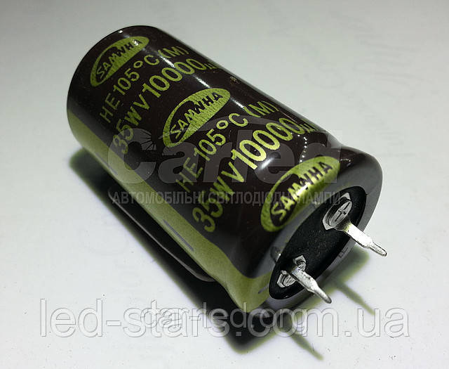10000mkf - 35v HE 25*45 SAMWHA, 105°C
