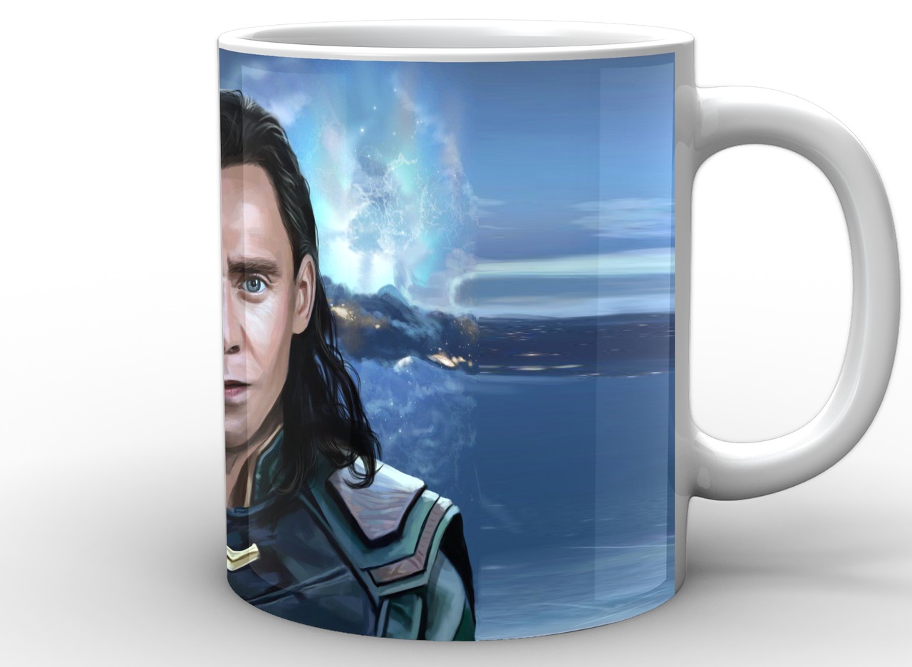 Кухоль Geek Land Локі Loki боку звернено портрет LK.02.038, фото 1