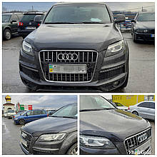 Дефлектор капоту (мухобійка) Audi Q7 2006-2015 (HIC)