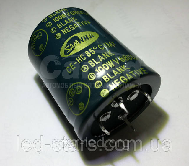 6800mkf - 100v HC 40*50 SAMWHA, 85°C, фото 1