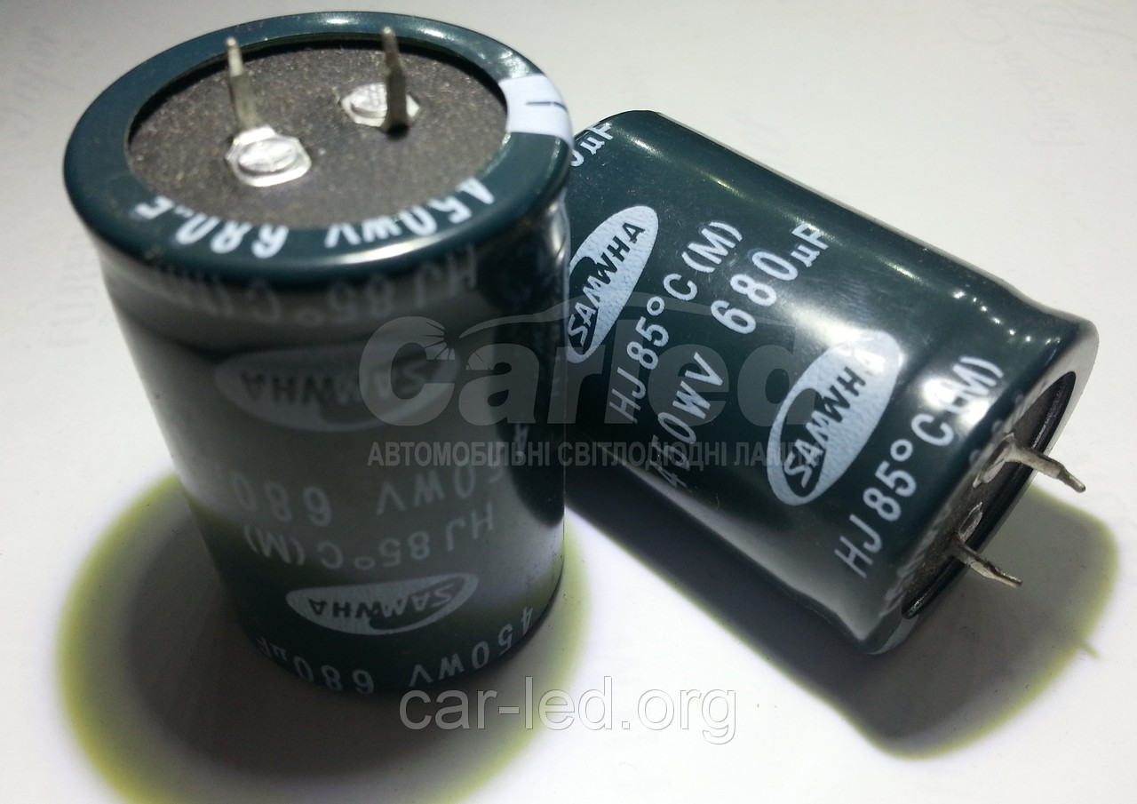 680mkf - 450v  mini HJ 35*50  SAMWHA, 85°C, фото 1