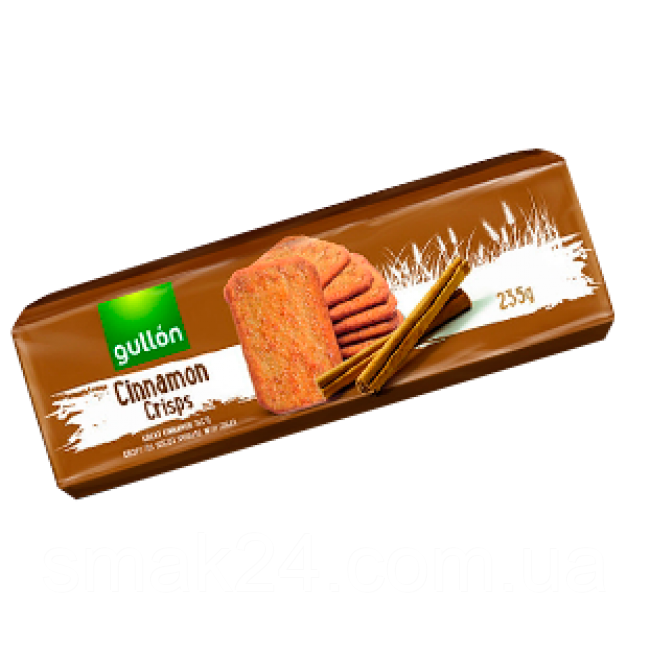 Хрустке печиво з корицею Cinnamon Crisps Gullon 235г Іспанія