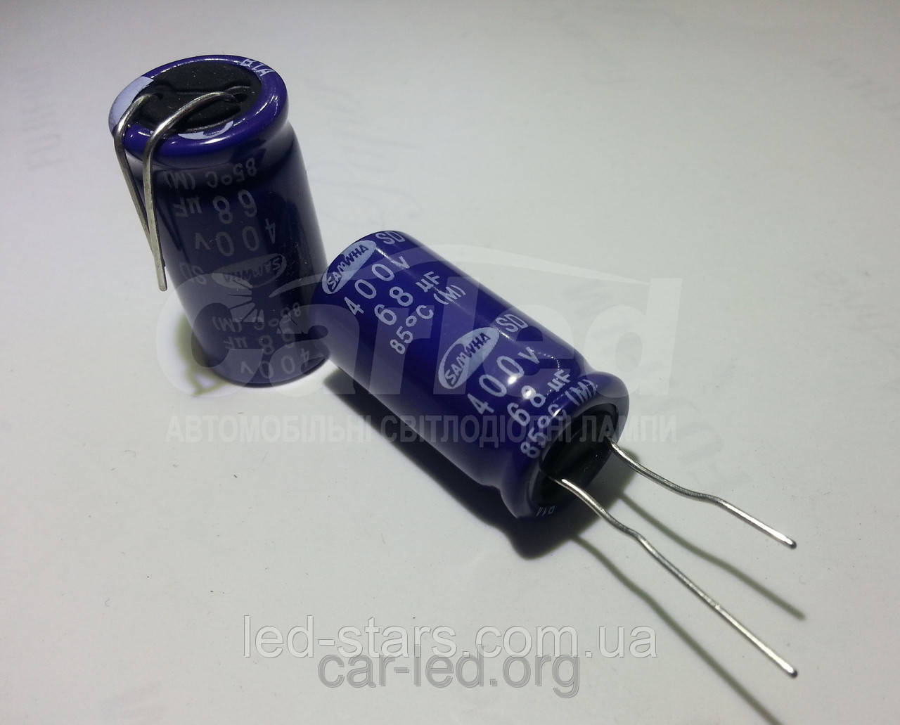 68mkf - 400v  SD 16*31  SAMWHA, 85°C, фото 1