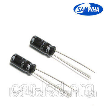 47mkf - 16v RD 5*11 SAMWHA, 105°C