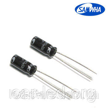 22mkf - 50v RD 5*11 SAMWHA, 105°C