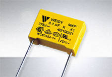 CLASS X1-MEX    0,33 mkf-300 VAC (±10%)  P:22,5mm