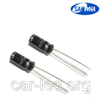 4,7mkf - 63v  RD 5*11  SAMWHA, 105°C, фото 1