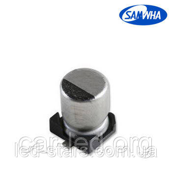 2,2mkf — 50v SMD електроліт RC 4*5,3 (105 °C) Samwha