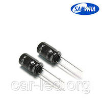 10mkf — 400v (Нізький імпеданс) Samwha WL 10*20, 105 °C