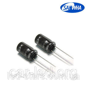 330mkf — 25v (Низкий імпеданс) Samwha WL 10*12.5, 105 °C, фото 1