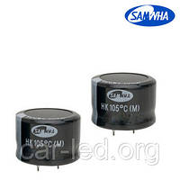 100mkf - 450v  HK 30*25  SAMWHA, 105°C
