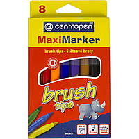 Фломастери Centropen Brush 8773/08 8 кольорів