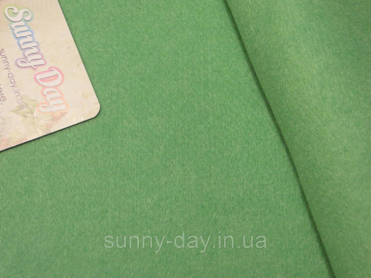 Фетр м'який, колір — сіро-зелений, фото 1