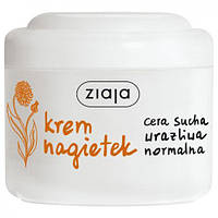 Крем Календула, для сухої, чутливої і нормальної шкіри Ziaja Krem Nagietek 100мл.