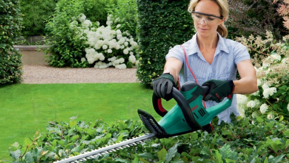 кусторез как работать