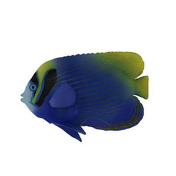 Декор для акваріума флуоресцентна рибка Imperator angelfish blue 9,5 см