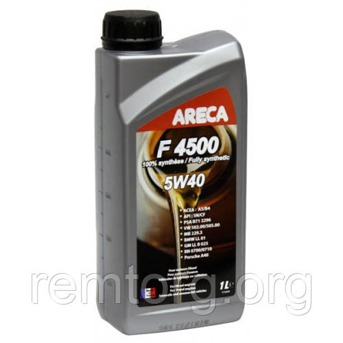 Моторне масло ARECA F4500 C3 5w40 1л.
