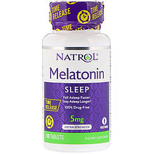 Мелатонін Natrol Melatonin Time Release 5 mg 100 Tabs